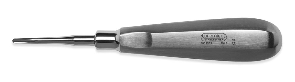 Premier Dental 1003363 Apical #304B Blunt Elevator with Medium Handle Premier Dental 1003363 Apical #304B Blunt Elevator with Medium Handle